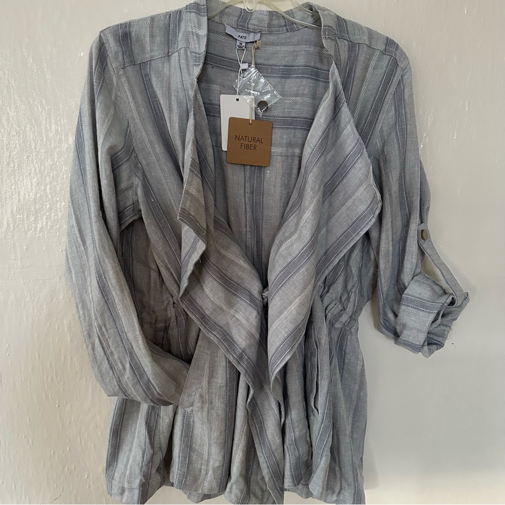 Fate Natural Fiber Cardigan Jacket New Size medium
